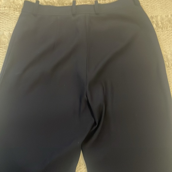 Ann Taylor dress pants belt loops high waisted flare navy blue women’s size 6 - Picture 5 of 8